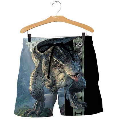 DINOSAUR ART 3D ALL OVER PRINTED SHIRTS MP899 - Amaze Style™-Apparel