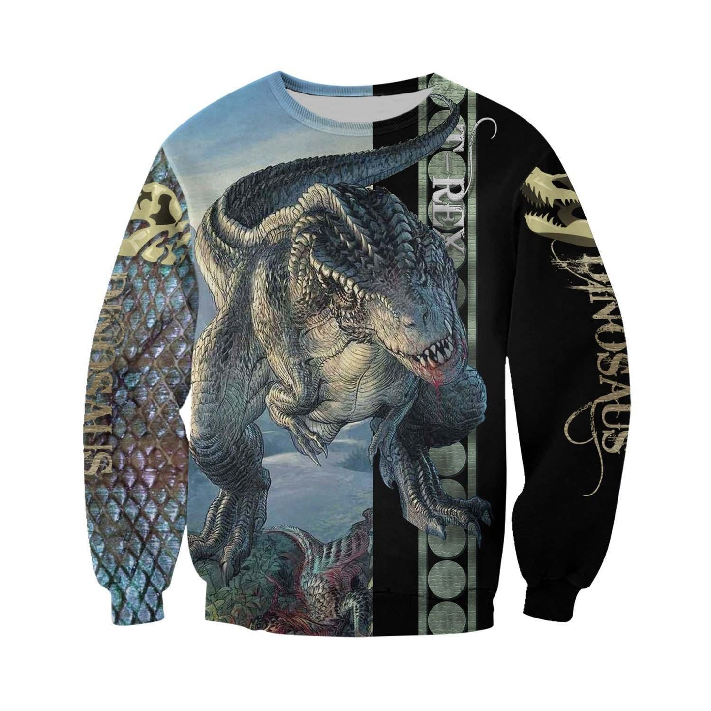 DINOSAUR ART 3D ALL OVER PRINTED SHIRTS MP899 - Amaze Style™-Apparel
