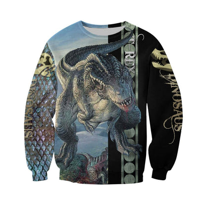 DINOSAUR ART 3D ALL OVER PRINTED SHIRTS MP899 - Amaze Style™-Apparel