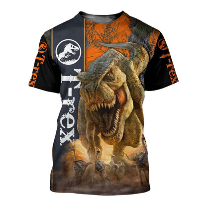 DINOSAUR T-REX 3D ALL OVER PRINTED SHIRTS