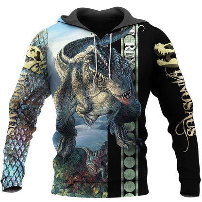DINOSAUR ART 3D ALL OVER PRINTED SHIRTS MP899 - Amaze Style™-Apparel