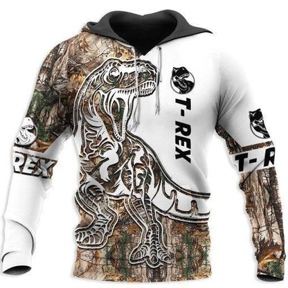 TYRANNOSAURUS REX CAMO 3D ALL OVER PRINTED SHIRTS MP901 - Amaze Style™-Apparel