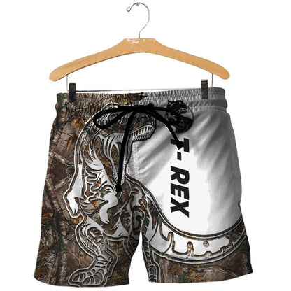 TYRANNOSAURUS REX CAMO 3D ALL OVER PRINTED SHIRTS MP901 - Amaze Style™-Apparel