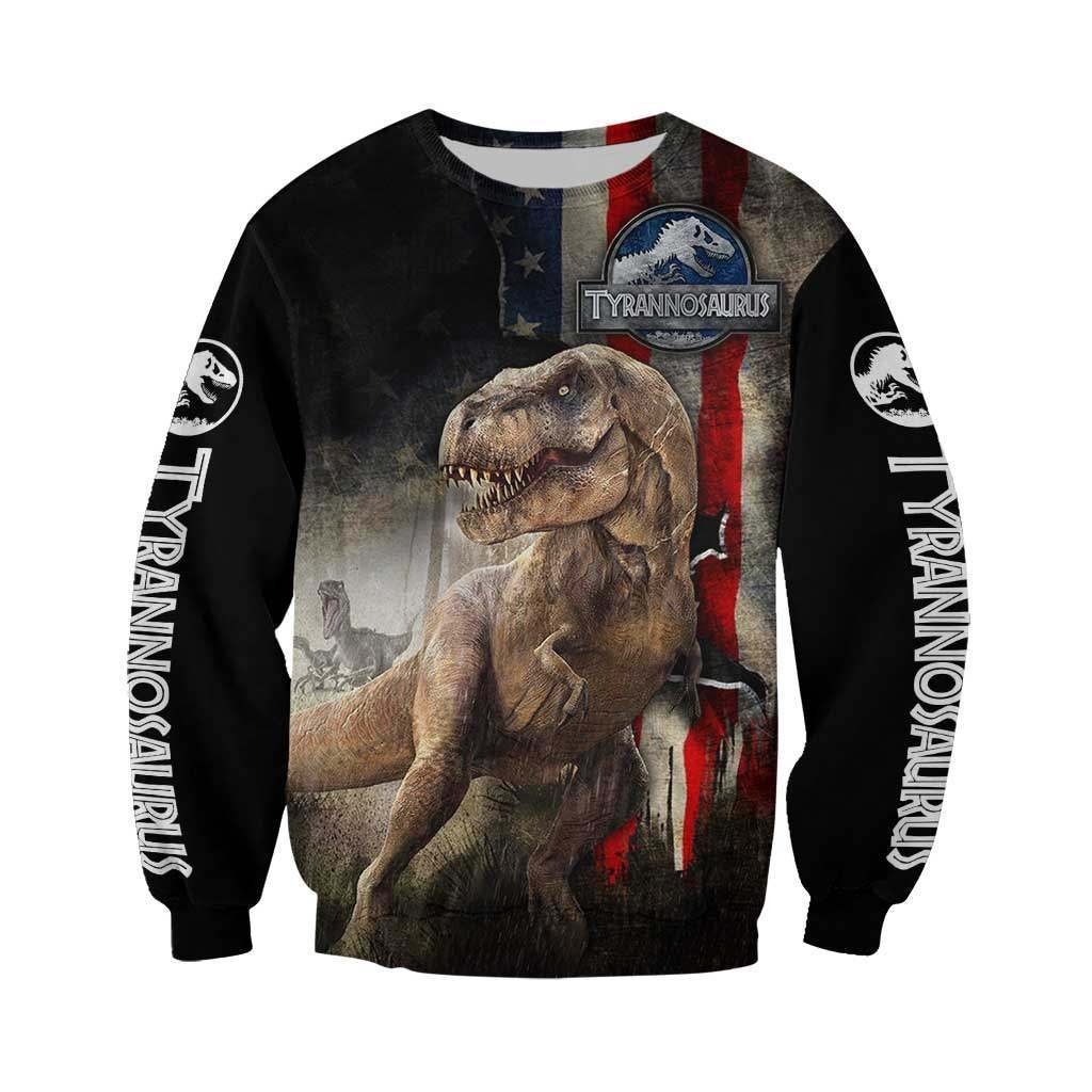 COOL T REX DINOSAUR 3D ALL OVER PRINTED SHIRTS MP904-Apparel-MP-Hoodie-S-Vibe Cosy™