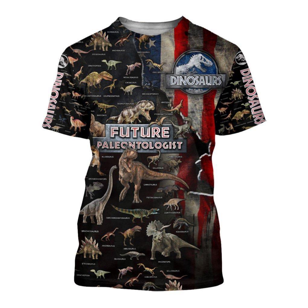 DINOSAUR COLLECTION 3D ALL OVER PRINTED SHIRTS MP908 - Amaze Style™-Apparel