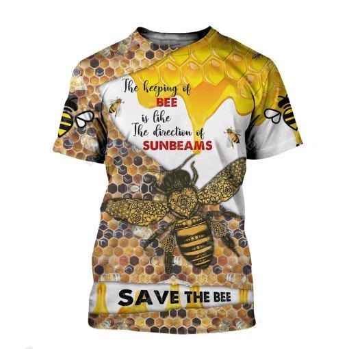 Save The Bee 3D All Over Printed Shirts For Men And Women MP940 - Amaze Style™-Apparel