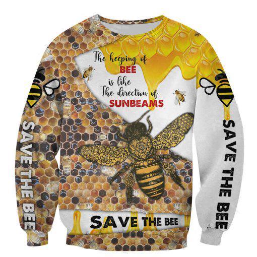 Save The Bee 3D All Over Printed Shirts For Men And Women MP940 - Amaze Style™-Apparel