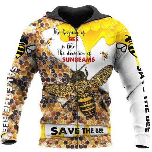 Save The Bee 3D All Over Printed Shirts For Men And Women MP940 - Amaze Style™-Apparel