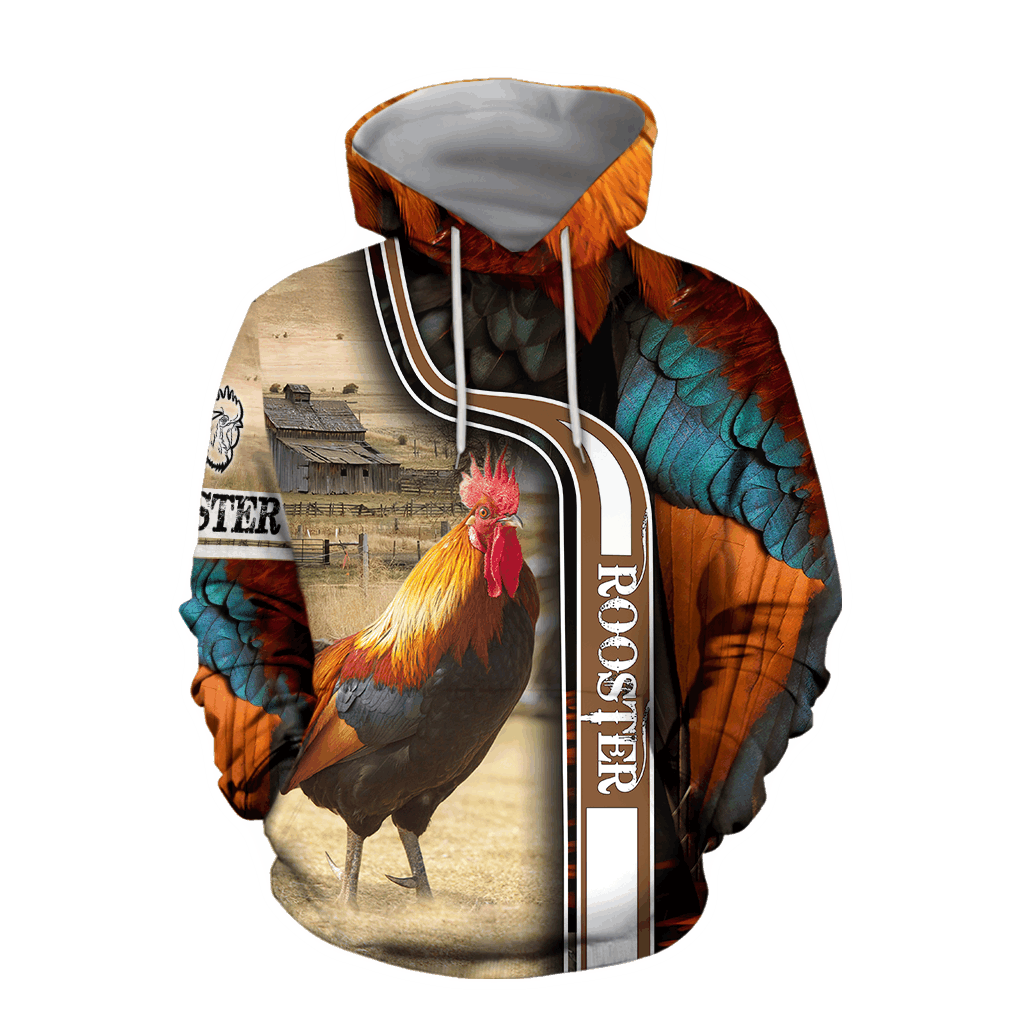 Premium Rooster 3D All Over Printed Unisex Shirts - Amaze Style™-Apparel
