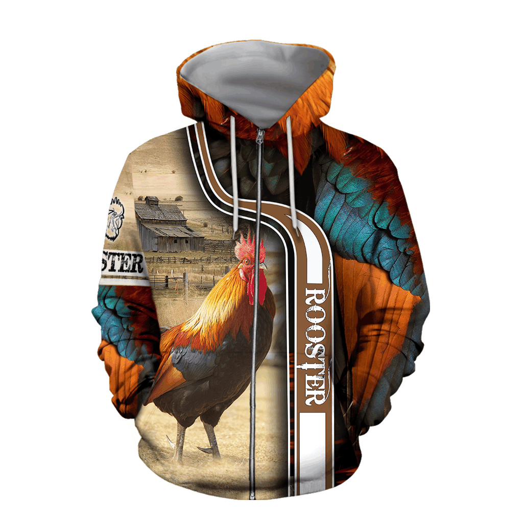 Premium Rooster 3D All Over Printed Unisex Shirts - Amaze Style™-Apparel