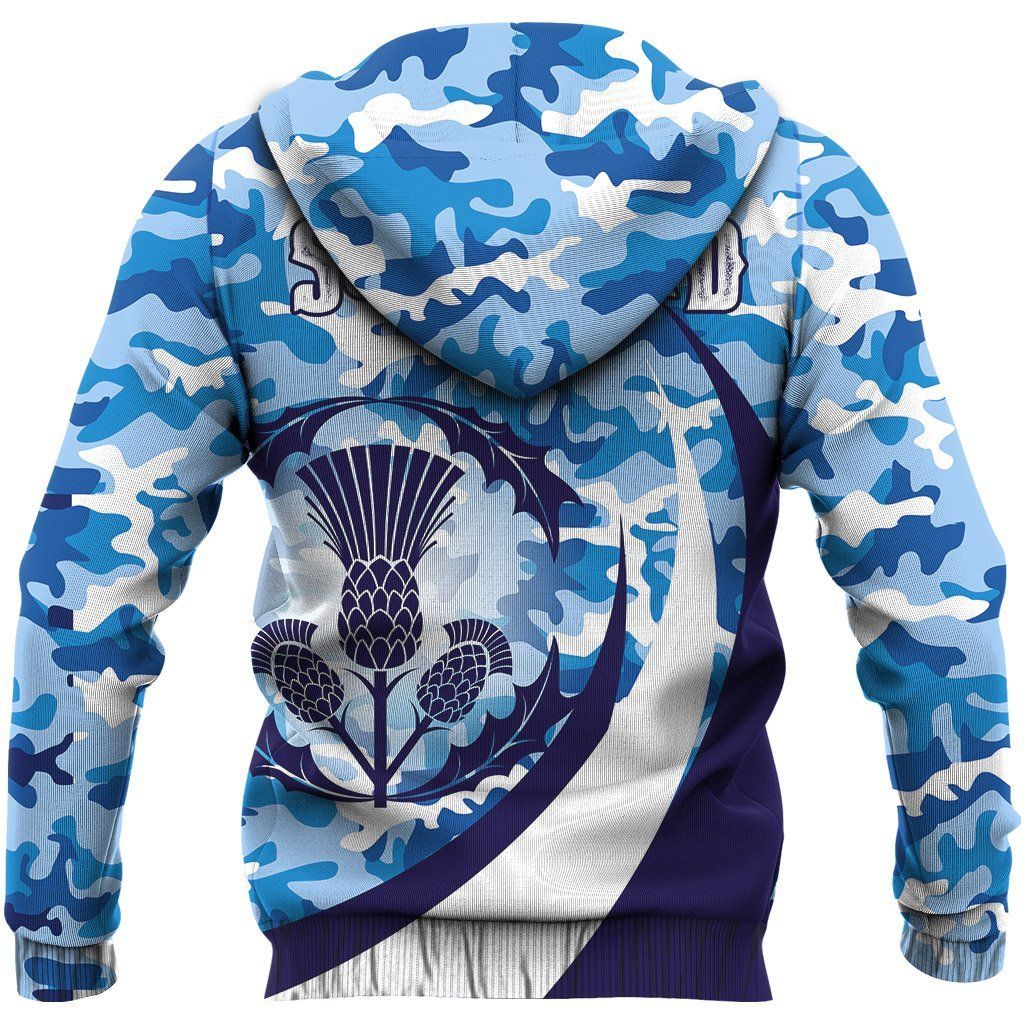 Scotland Hoodie - Lion & Thistle Special (Blue) NNK022904 - Amaze Style™-ALL OVER PRINT HOODIES