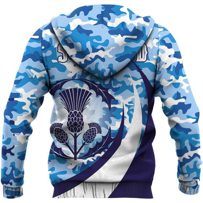 Scotland Hoodie - Lion & Thistle Special (Blue) NNK022904 - Amaze Style™-ALL OVER PRINT HOODIES
