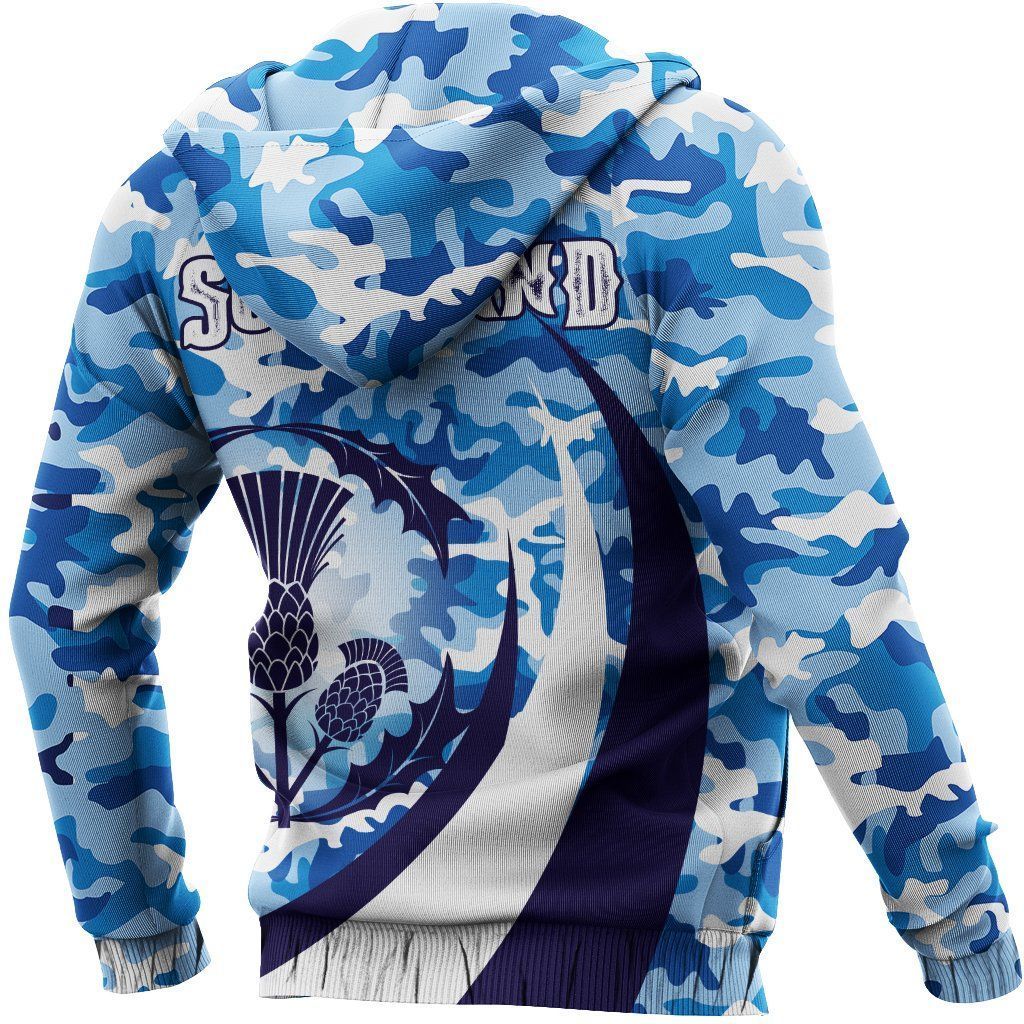 Scotland Hoodie - Lion & Thistle Special (Blue) NNK022904 - Amaze Style™-ALL OVER PRINT HOODIES