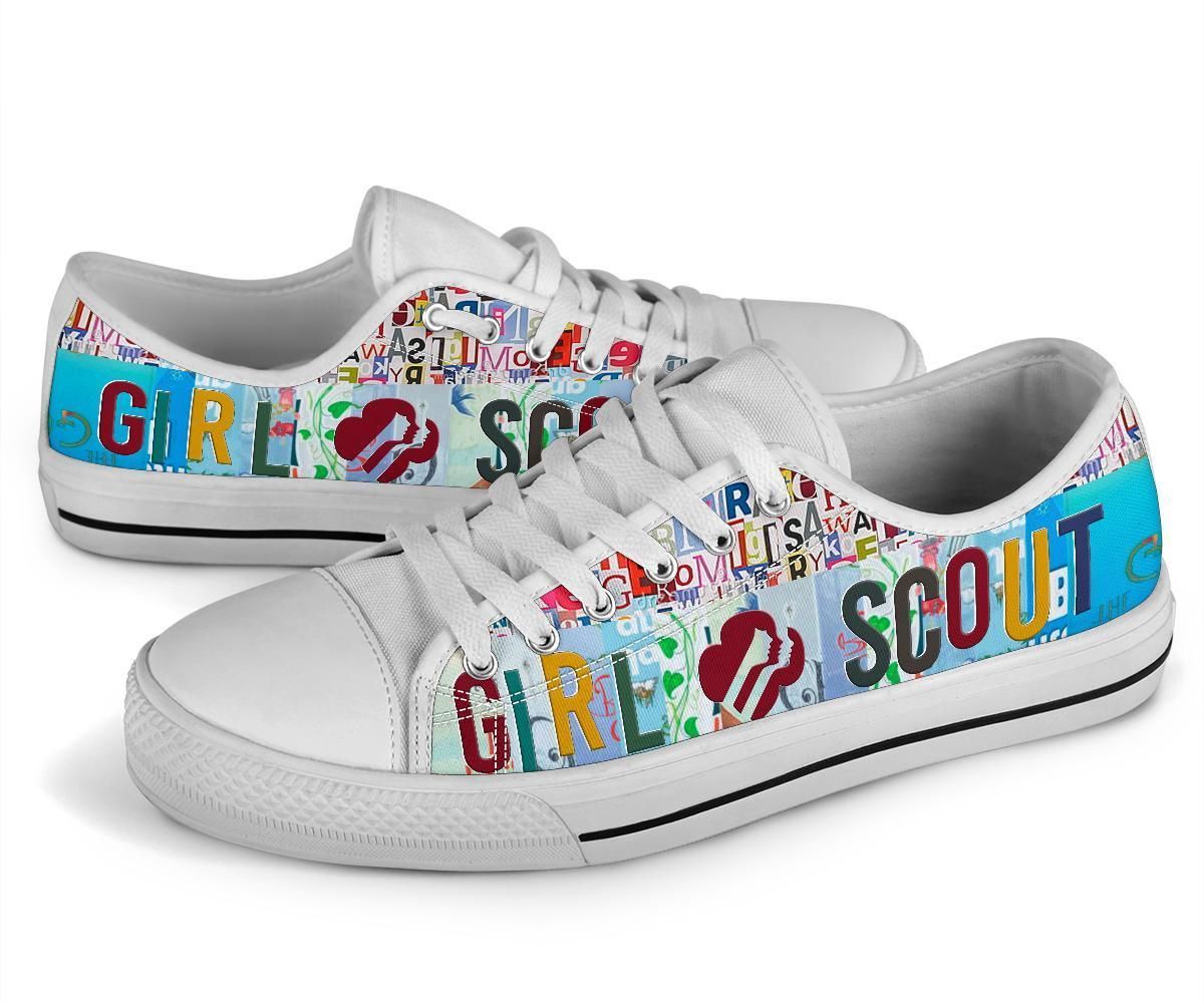 SCOUT - GIRL - LOW TOP SHOES - HN8220N-SPORTY PRINTS-Womens Low Top - White - 1-US5.5 (EU36)-Vibe Cosy™