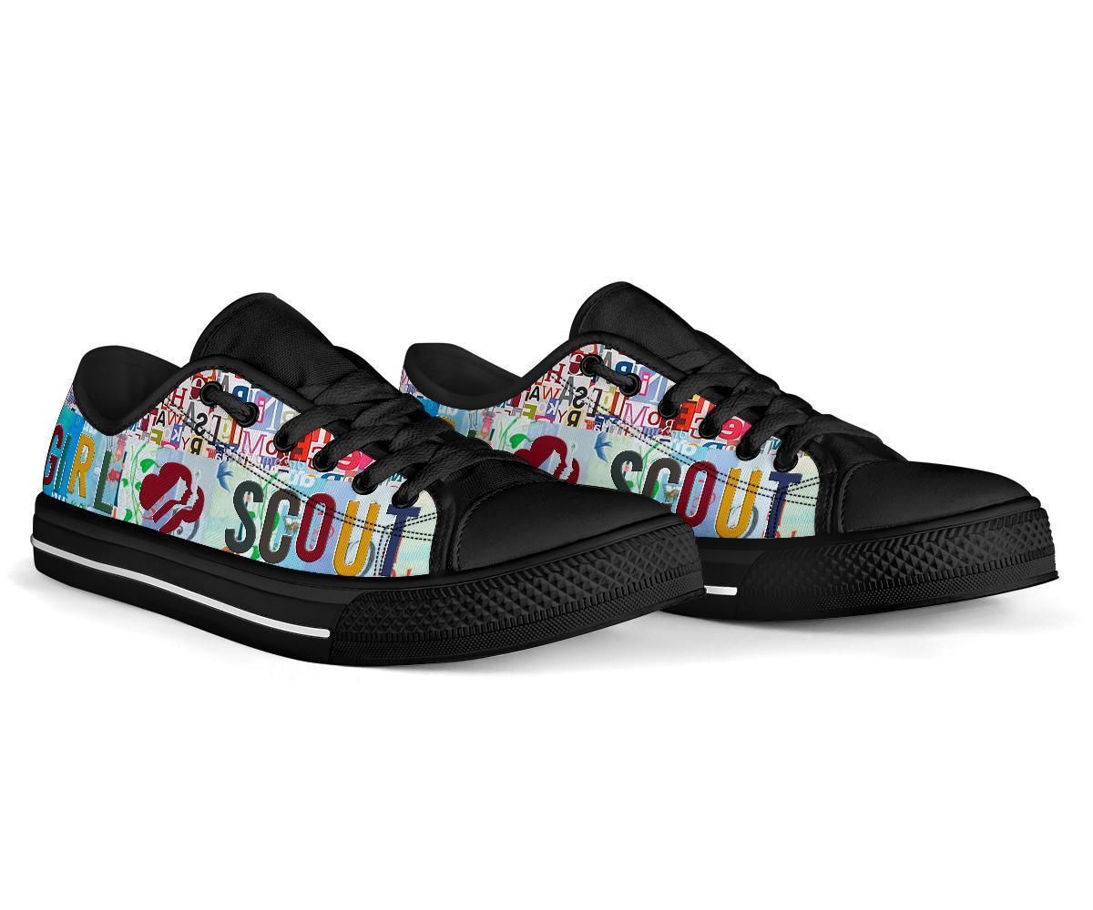 SCOUT - GIRL - LOW TOP SHOES - HN8220N-SPORTY PRINTS-Womens Low Top - White - 1-US5.5 (EU36)-Vibe Cosy™