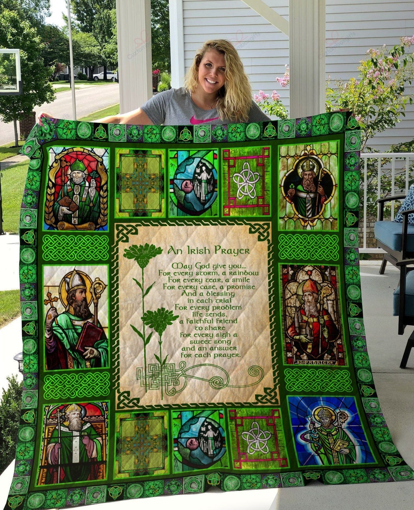 Irish Saint Patrick Day 3D All Over Printed Quilt