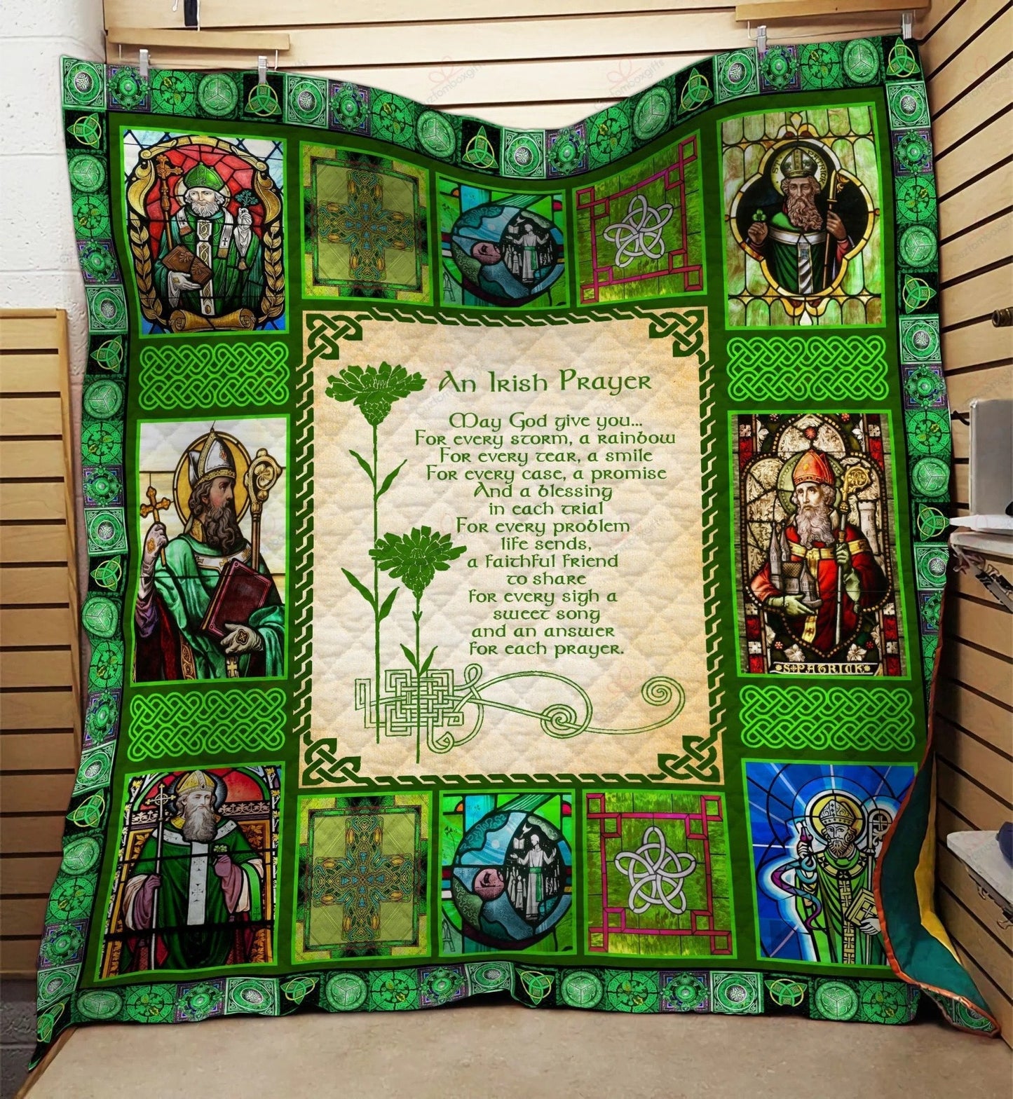 Irish Saint Patrick Day 3D All Over Printed Quilt