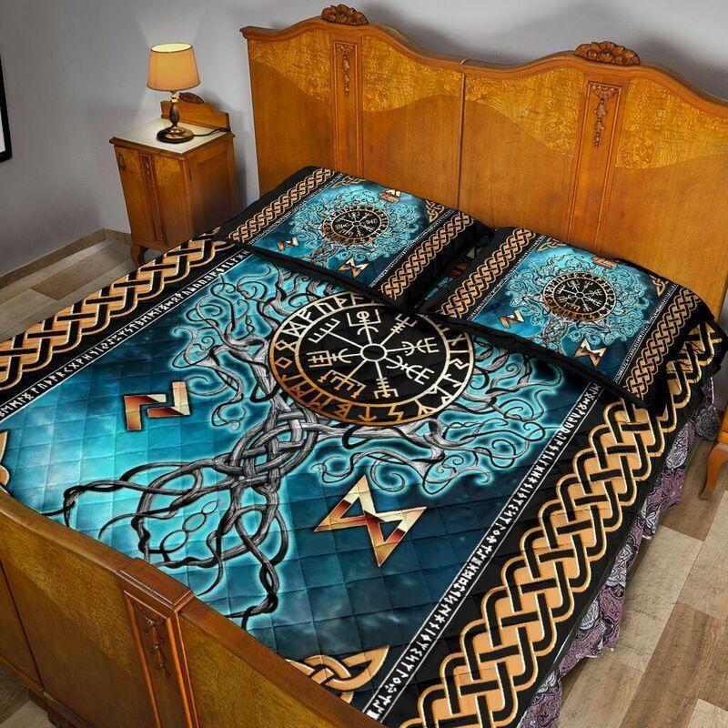 LOVE VIKING QUILT BED SET-Amaze Style™-King-Vibe Cosy™
