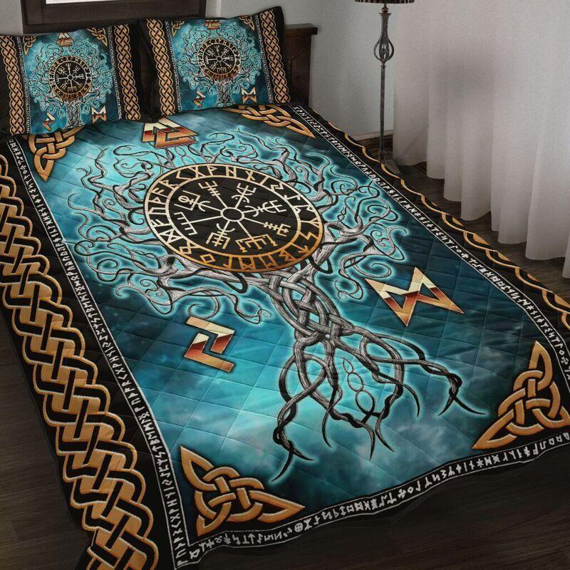 LOVE VIKING QUILT BED SET-Amaze Style™-King-Vibe Cosy™