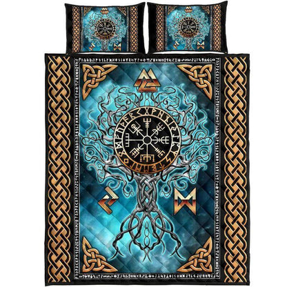 LOVE VIKING QUILT BED SET-Amaze Style™-King-Vibe Cosy™