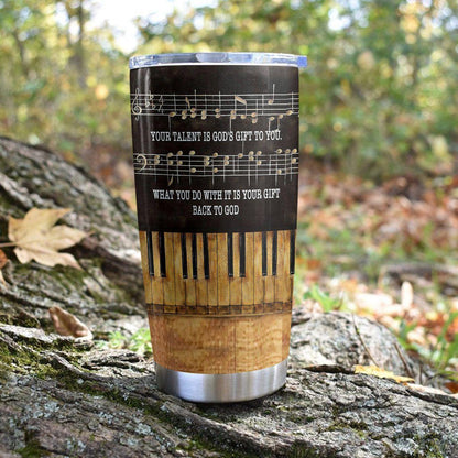 Piano Knowledge Personalized Tumbler TA031901 - Amaze Style™-