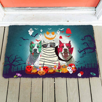 Premium Halloween Bulldog Doormat