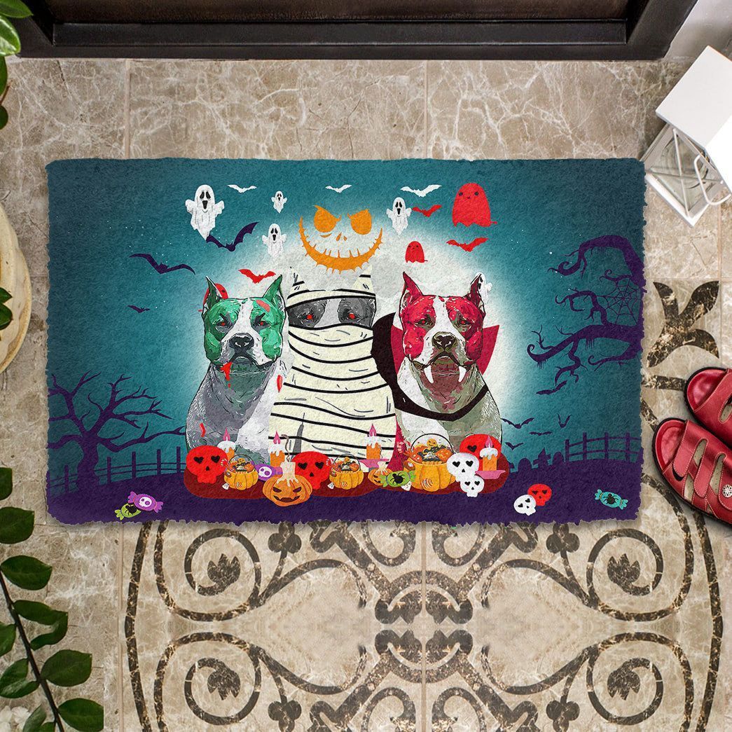 Premium Halloween Bulldog Doormat