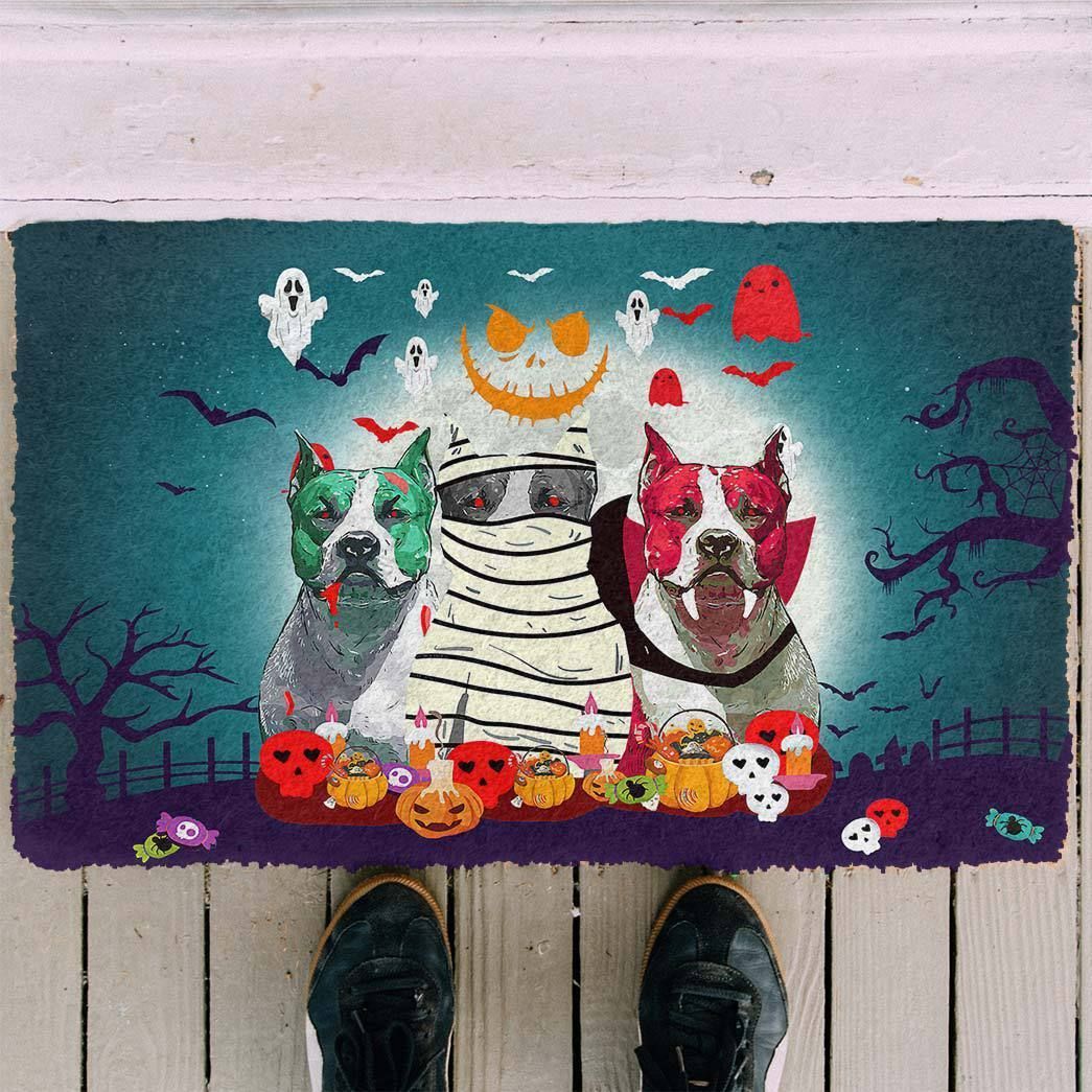 Premium Halloween Bulldog Doormat