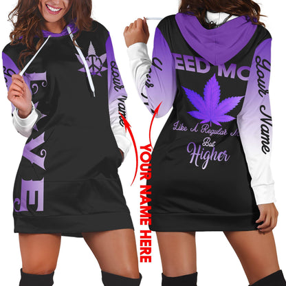 ™ 420 Hoodie Weed Mom 3D all over print Black Purple HD00665