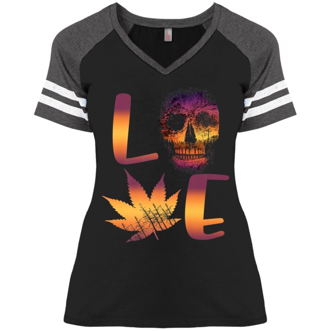 Love Skull Cannabis Weed Leaf Marijuana Vintage shirts