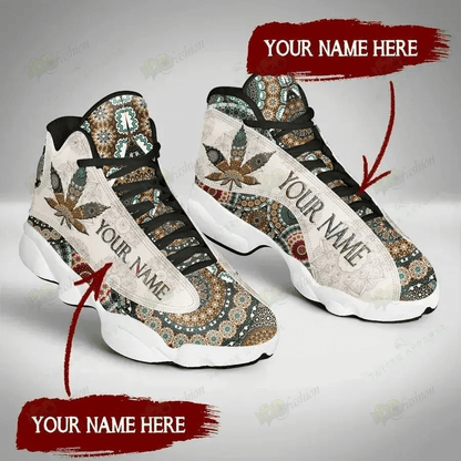 WEED AIR JORDAN 13 SNEAKERS JD13 XIII SHOES 18092104.CXT