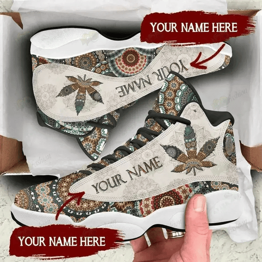 WEED AIR JORDAN 13 SNEAKERS JD13 XIII SHOES 18092104.CXT