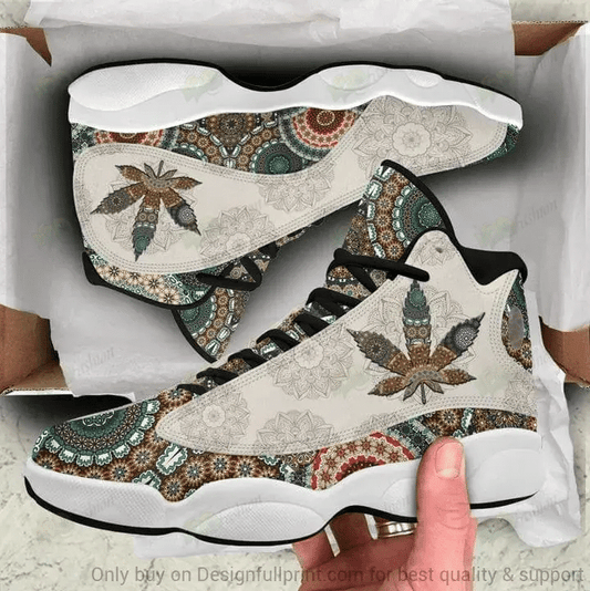WEED AIR JORDAN 13 SNEAKERS JD13 XIII SHOES 18092114.CXT