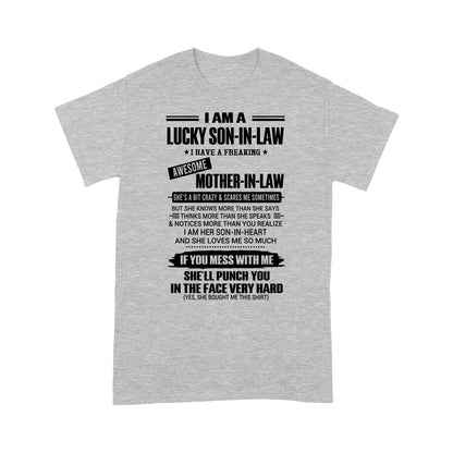 I Am A Lucky Son In Law Standard T-shirt TN