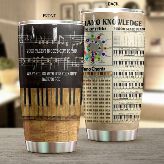 Piano Knowledge Personalized Tumbler TA031901 - Amaze Style™-