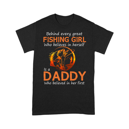 Behind Every Great Fishing Girl Standard T-shirt