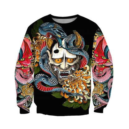 Japan Mask 3D All Over Printed Unisex Shirts