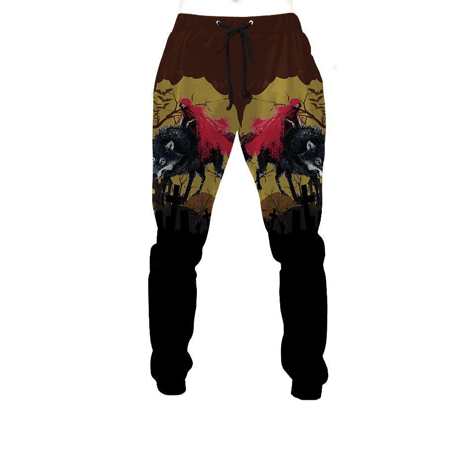 Halloween Wolf 3D All Over Printed Unisex Shirts
