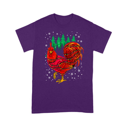 Chicken Christmas Deluxe T-shirt ML