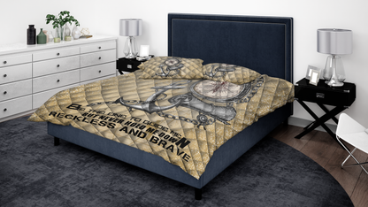 Proud Seaman Meaningful Tattoo unique 3d design Quilt Bedding Set