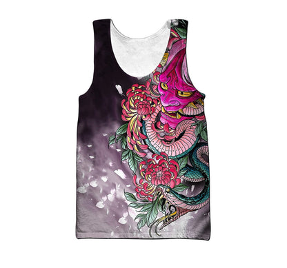 Japan Mask 3D All Over Printed Unisex Shirt