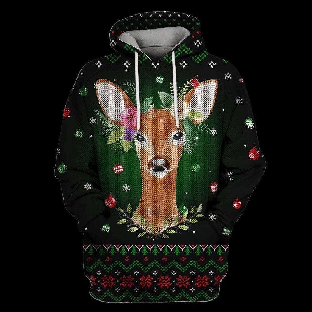 Deer Christmas DC Fashion DC042 - Amaze Style™-Apparel