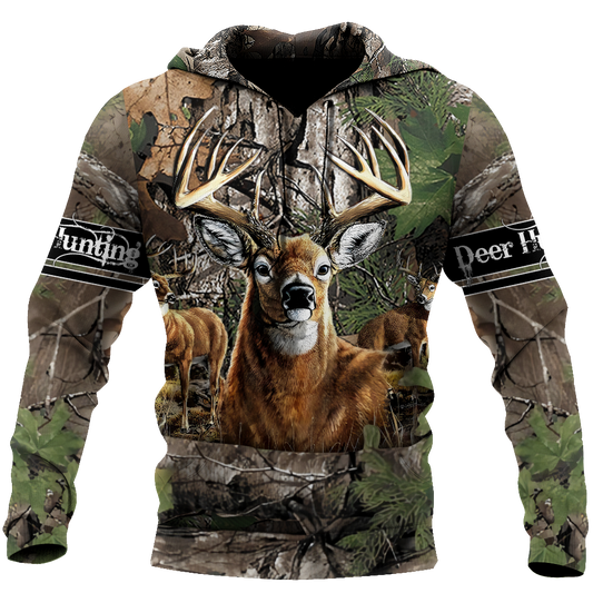 Personalized Name Deer Hunter 3D All Over Print Unisex Shirts