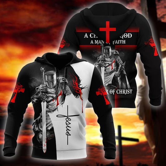 Knight of Christ Jesus 3D All Over Printed Shirts For Men and Women AM210401 - Amaze Style™-Apparel