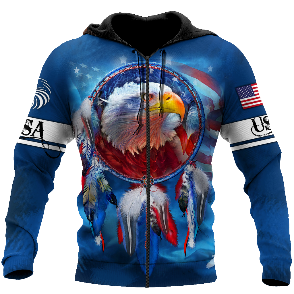 Eagle American Flag 3D All Over Printed Shirts For Men & Women - Amaze Style™-Apparel