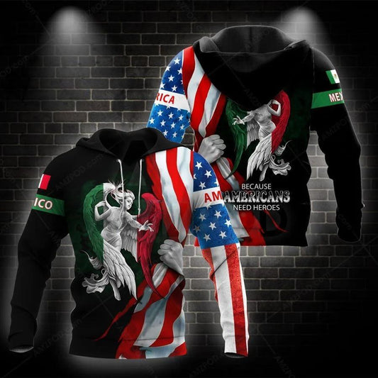 Mexico 3D All Over Printed Shirts For Men and Women TA062202