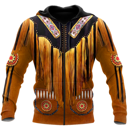 Cowboy Jacket No6 Cosplay 3D Over Printed Unisex Deluxe Hoodie ML