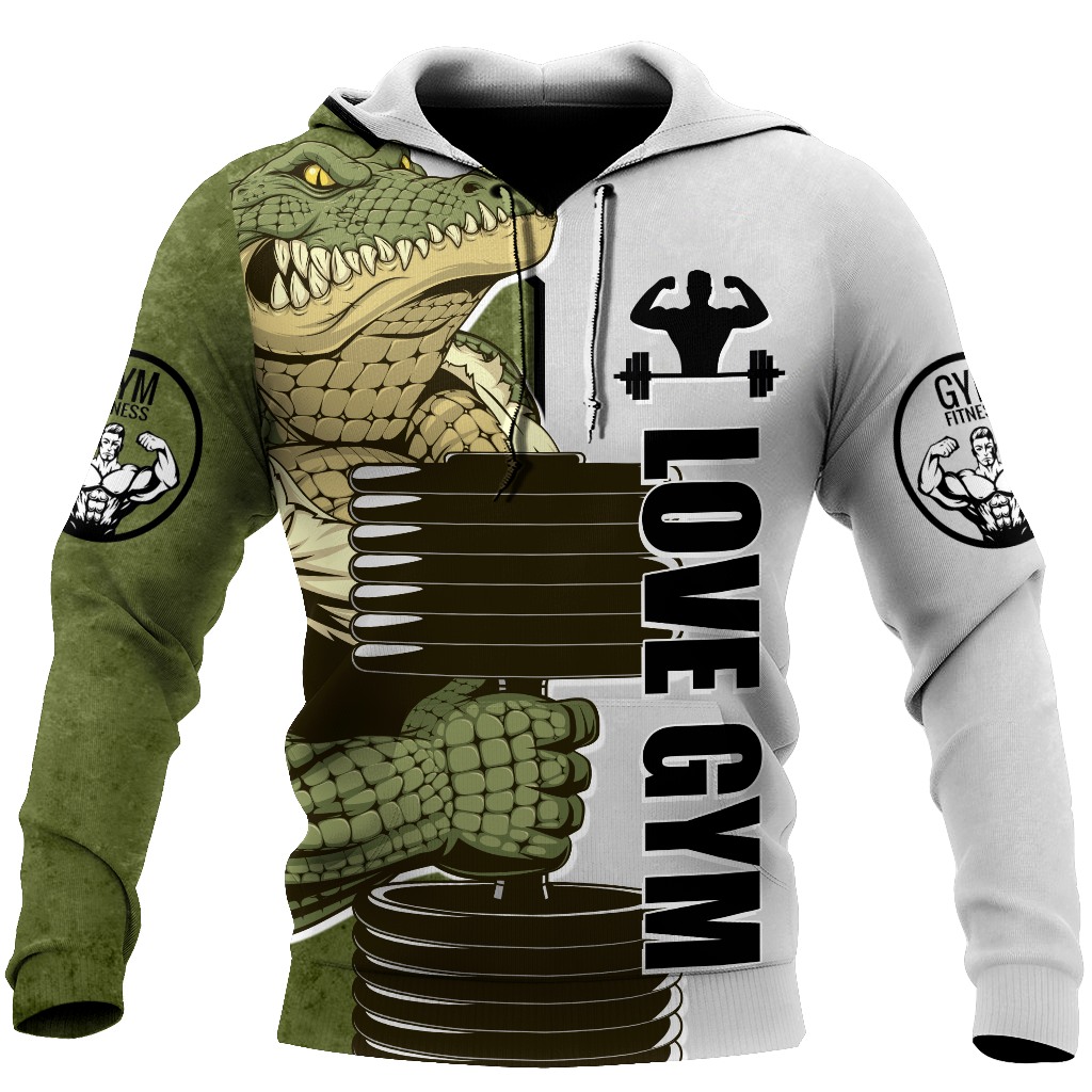 Premium Gym Crocodile 3d All Over Printed