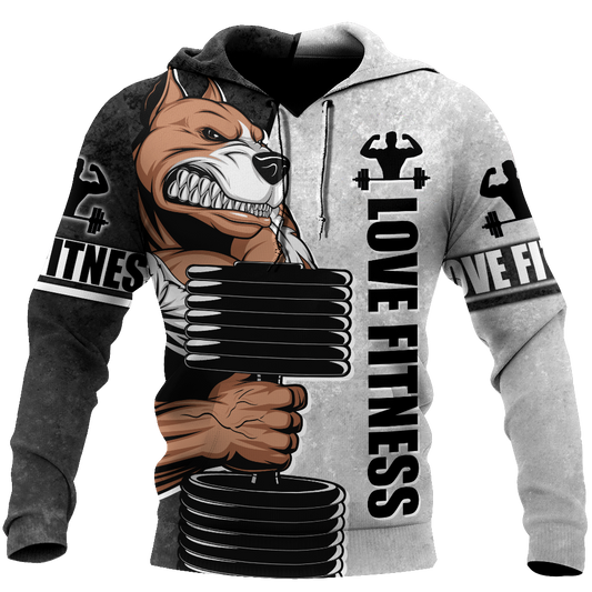 Premium Love Fitness 3d All Over Printed