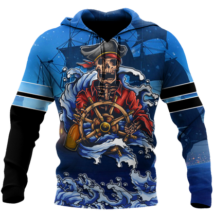Love Skull pirates 3D all over printed for man and women QB06092001